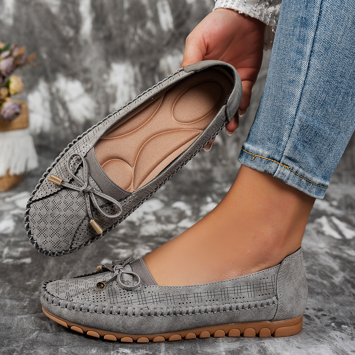 š„Bestseller - 50% de descuentoš„ Zapatos ortopĆ©dicos de cuero, ligeros, antideslizantes, transpirables para mujer