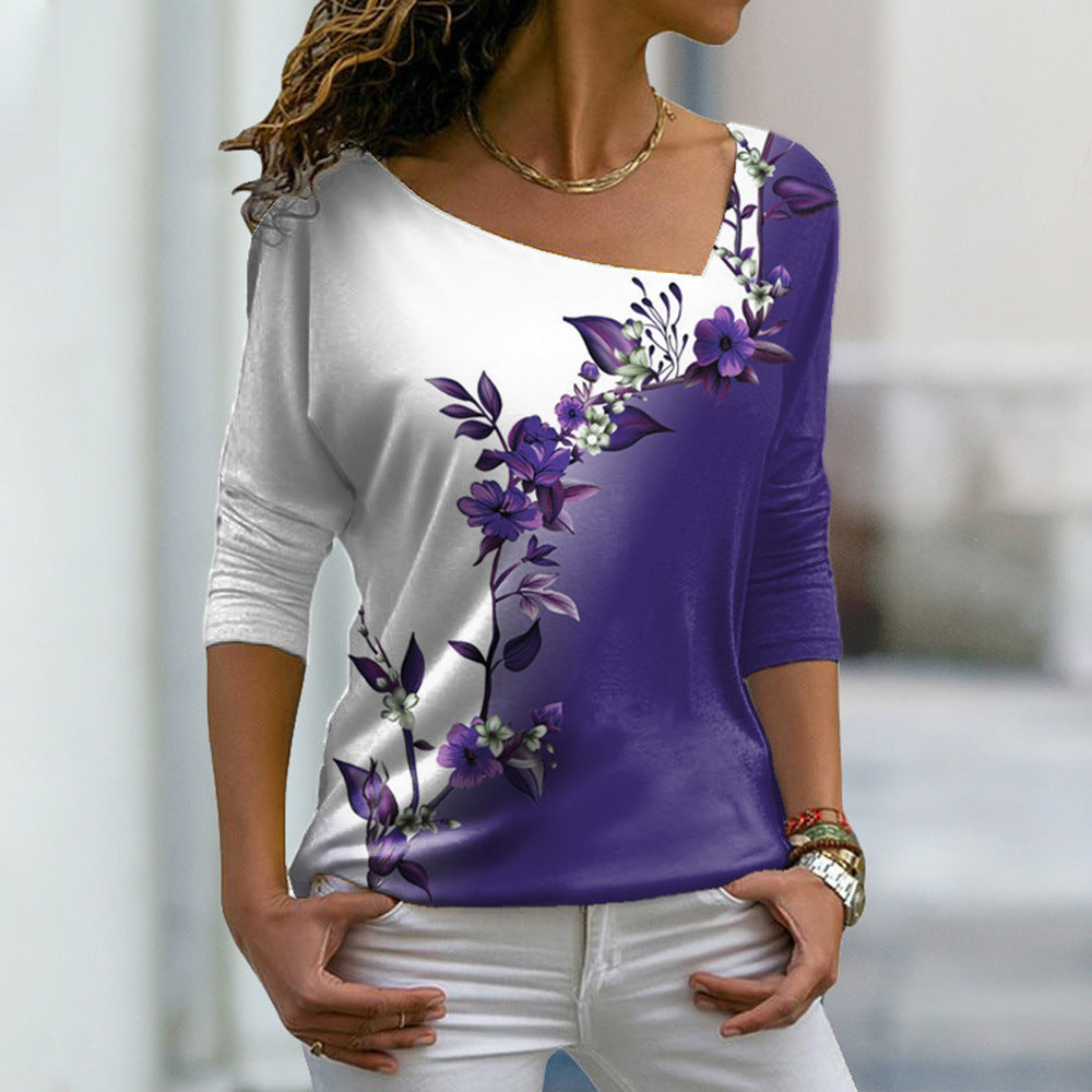 🔥👕Nuevas camisetas de algodón de moda para mujer con estampado, ideales para el verano: suaves y agradables al tacto, perfectas para el uso diario.