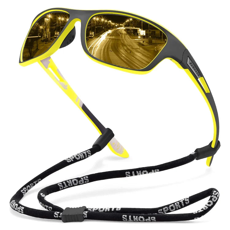 【Oferta por tiempo limitado】Gafas de sol polarizadas con visión nocturna para viajes y ciclismo