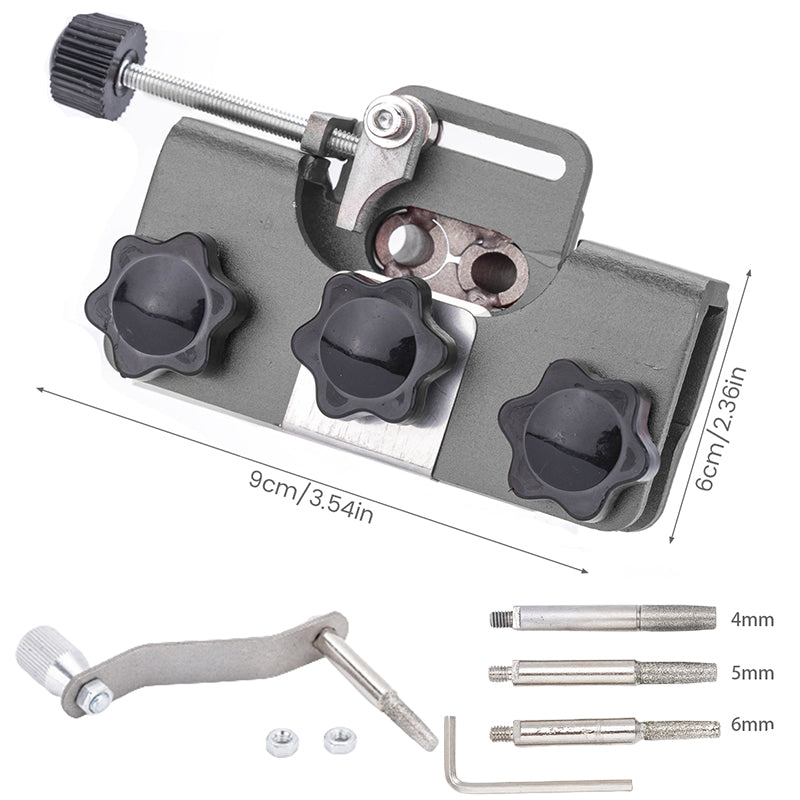 🧰Amoladora de cadena de motosierra, amoladora de rotación manual de cadena de motosierra