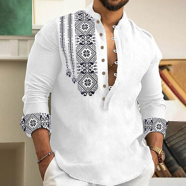 【S-3XL】Camisa de verano de manga corta con solapa para hombre