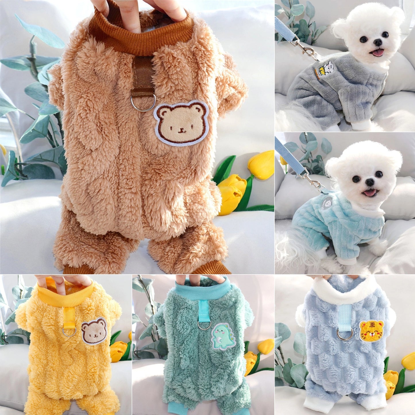 🌞【Compra 1 y llévate 1 gratis】🐶Nuevo abrigo acolchado de algodón de invierno cálido y grueso para mascotas