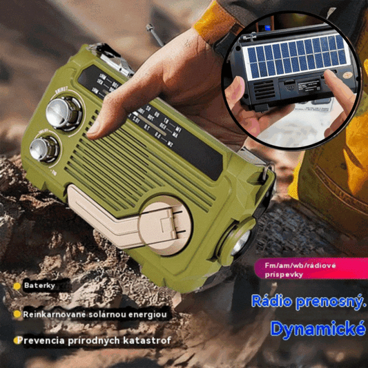 🏕️【-35%】(Zaručená pravosť) Multifunkčné prenosné svietidlo s AM rádiom