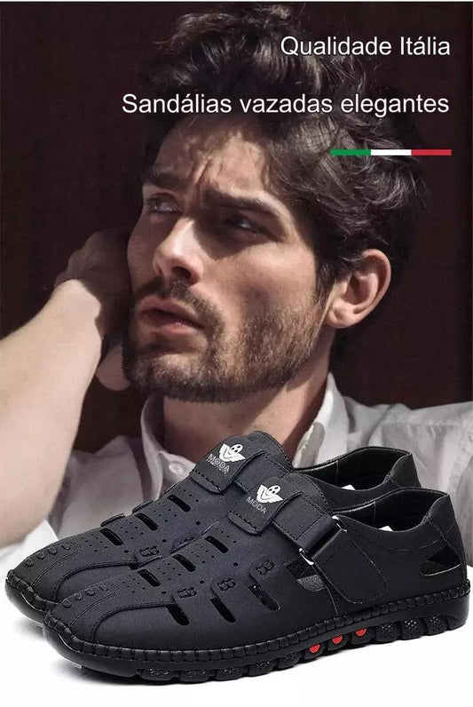 👣【Tallas 38-44】🍃2026 Zapatos casuales transpirables con agujeros, cuero genuino, suela suave, antideslizantes