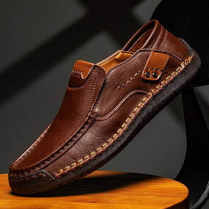 👉 Novedad: -50%👍【Tallas 38-48】 Mocasines de piel auténtica hechos a mano, tallas grandes