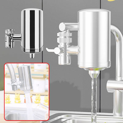 🔥【Autenticidad garantizada】🏆Purificador de agua para grifos domésticos de acero inoxidable sin instalació