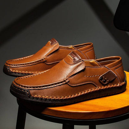 👉 Novedad: -50%👍【Tallas 38-48】 Mocasines de piel auténtica hechos a mano, tallas grandes