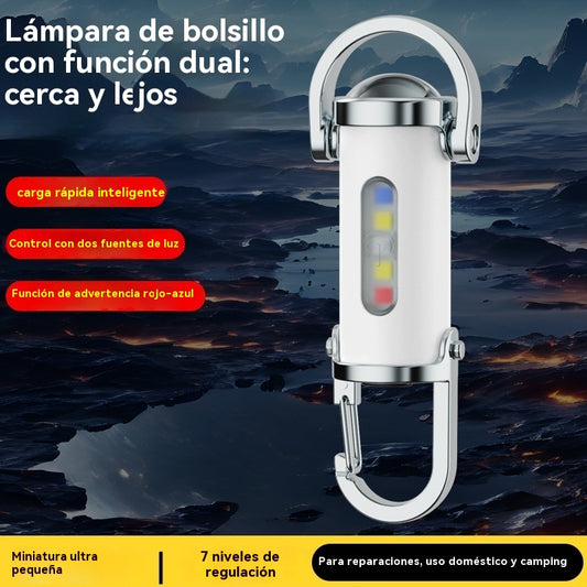 🔥-38%【Compra 1 y llévate 1 gratis】🔥Linterna de emergencia mini superbrillante, resistente al agua, 8000 lúmenes de salida, función completa