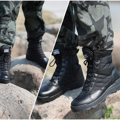 🔥👍【Tallas 38-45】Botas tácticas de alta calidad para hombres y mujeres: impermeables, cálidas y duraderas