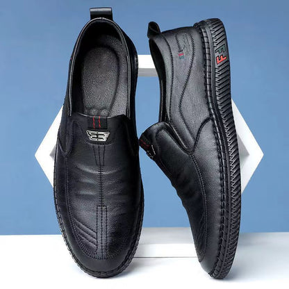 💯👞 Zapatos de hombre de piel suave y natural - Comodidad total para hombres maduros