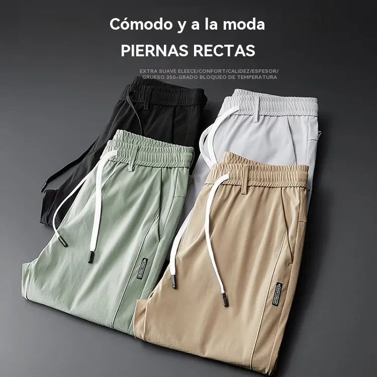 【M-5XL】2026 Nuevos pantalones elásticos casuales para hombre, cómodos y elegantes