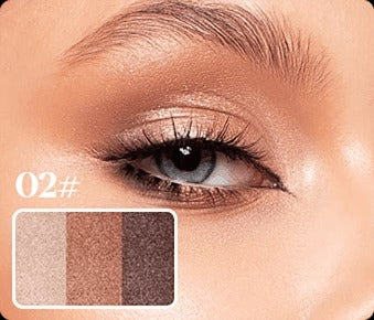 🎨✨ 【Compra 1 y llévate 1 gratis】💄Sombra de Ojos 3 en 1 en Barra – Brillo Instantáneo, Efecto Lifting y Larga Duración