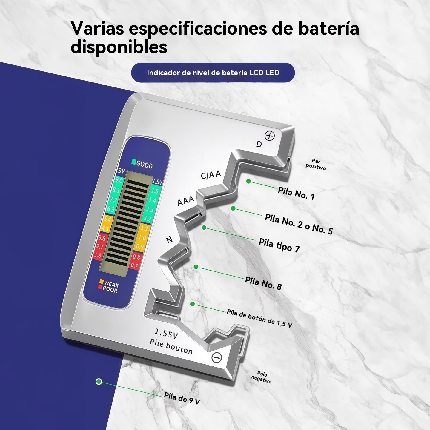 ⚡Los comprobadores de batería te hacen la vida más fácil