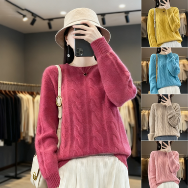 🔥✨【Jesienny nowy styl】【S-2XL】2025 Jednolity kolor Wysokiej jakości miękki i wygodny wełniany sweter