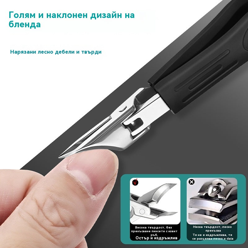 🔥 Нокторезачка против пръски с острие под ъгъл 25° (комплект от 3 части)