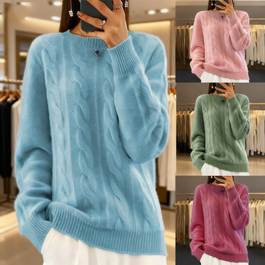 🔥✨【Jesienny nowy styl】【S-2XL】2025 Jednolity kolor Wysokiej jakości miękki i wygodny wełniany sweter