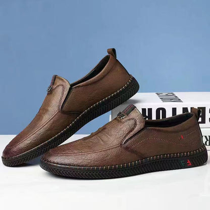 💯👞 Zapatos de hombre de piel suave y natural - Comodidad total para hombres maduros