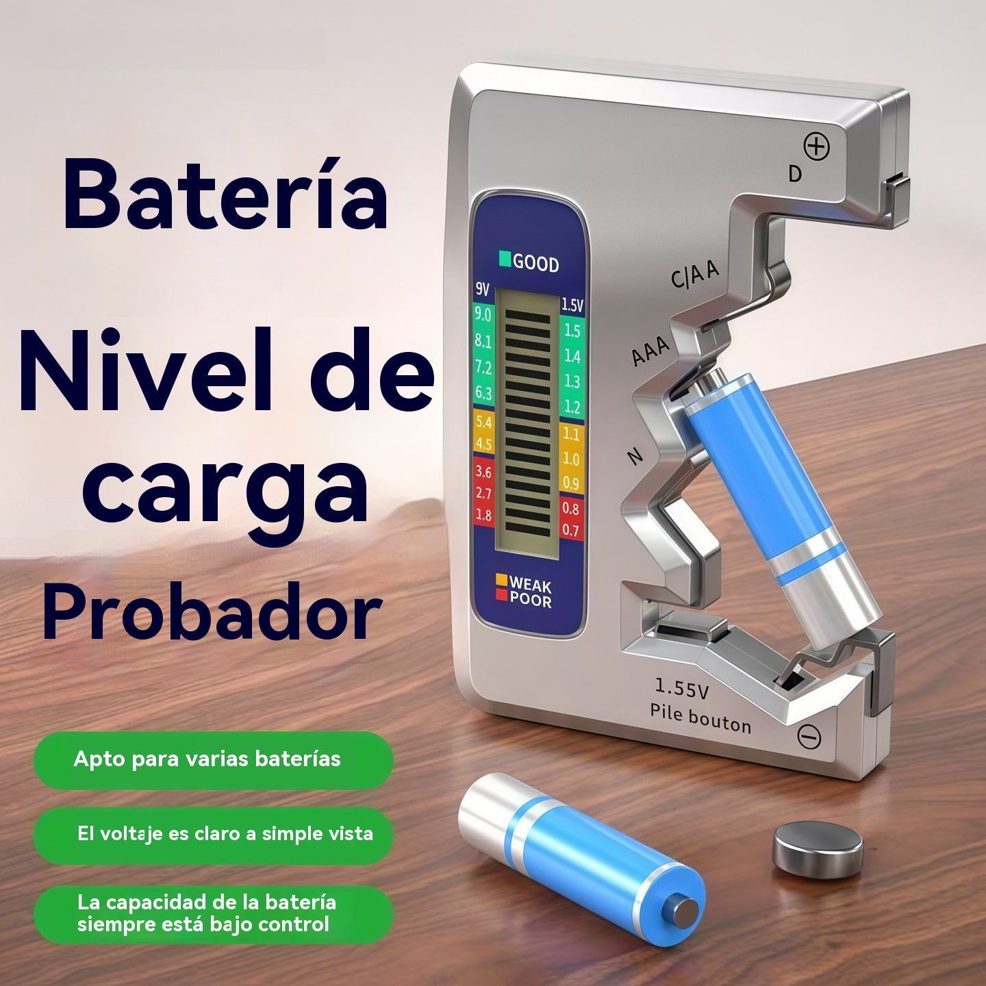 ⚡Los comprobadores de batería te hacen la vida más fácil