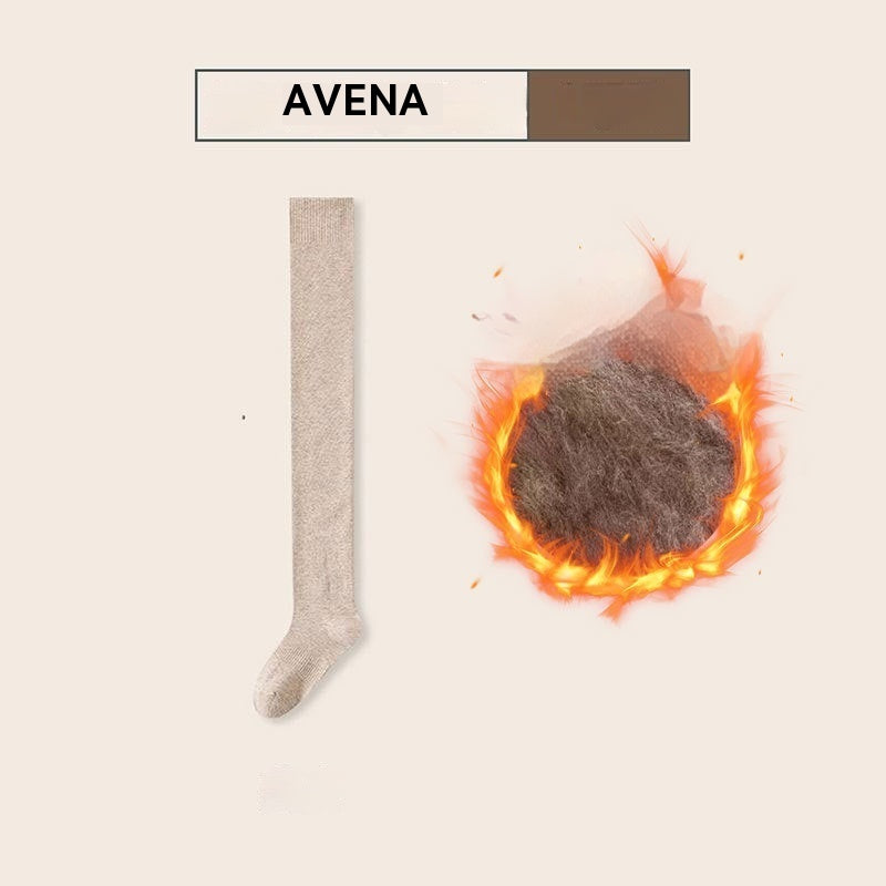 Termo čarape do bedara - debele, tople, neklizajuće za jesen i zimu