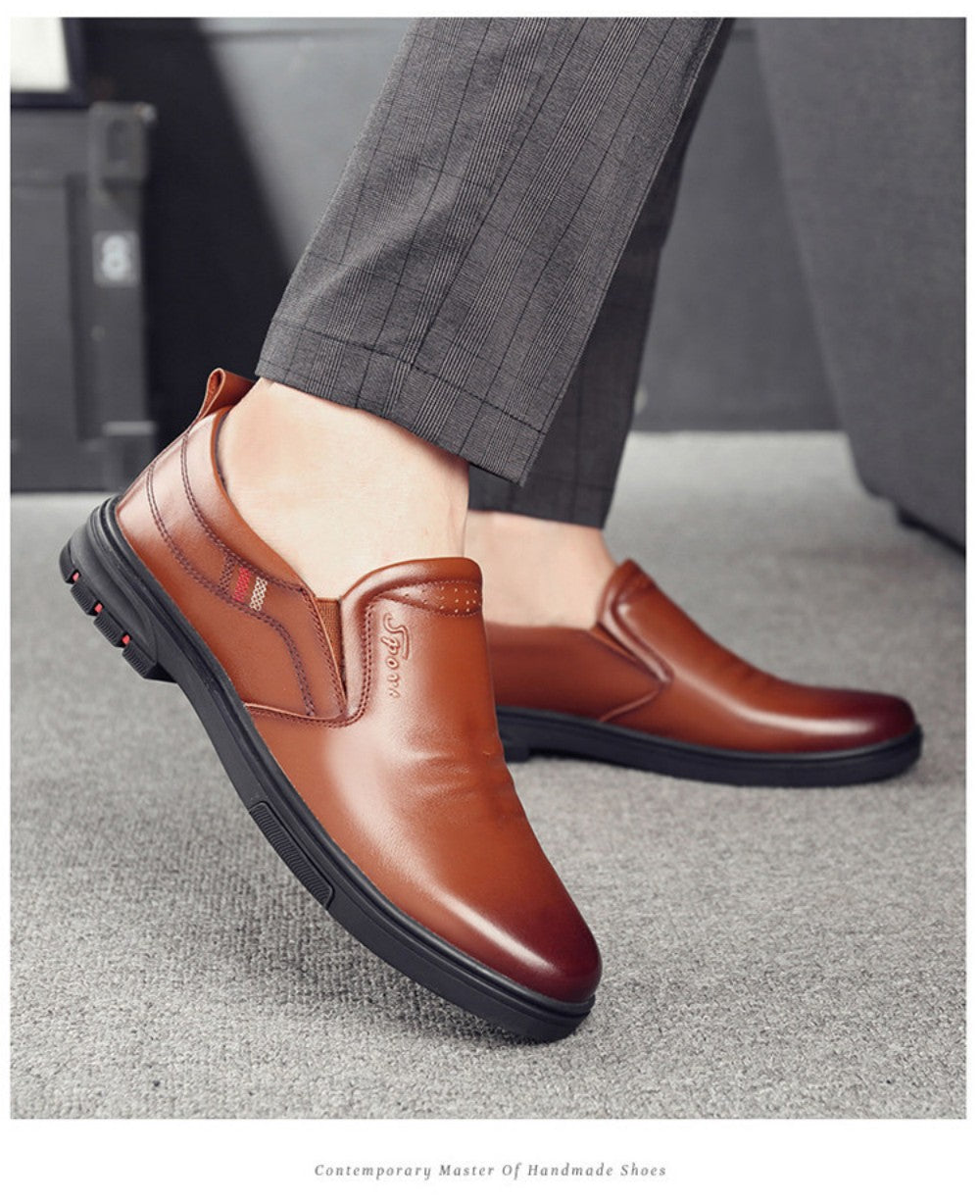 🔥👞【Tallas 38-44】💖Nuevos zapatos de negocios de cuero genuino para hombre 2026, casuales, cómodos y suaves.