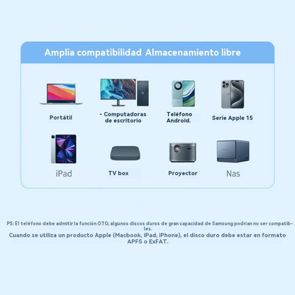 🚀【4TB】🔥Nueva unidad de estado sólido portátil de alta capacidad y alta velocidad