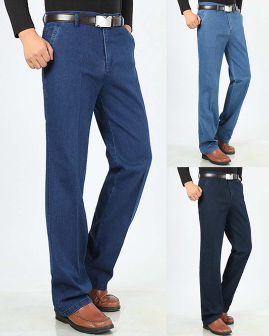 【Novedades de primavera】Jeans elásticos de alta calidad para hombre, transpirables y cómodos.