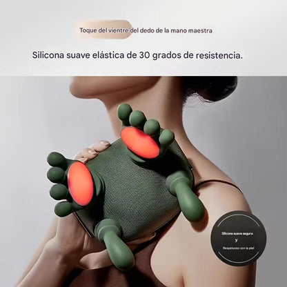 💆‍♀️Una nueva versión de un masajeador portátil de cuello y hombros con batería recargable y gran capacidad.