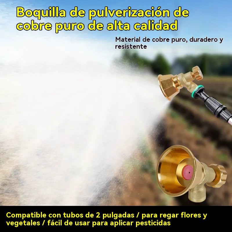 💦🔥Oferta especial por tiempo limitado🔥Boquilla pulverizadora agrícola de latón con boquilla ajustable 🌾