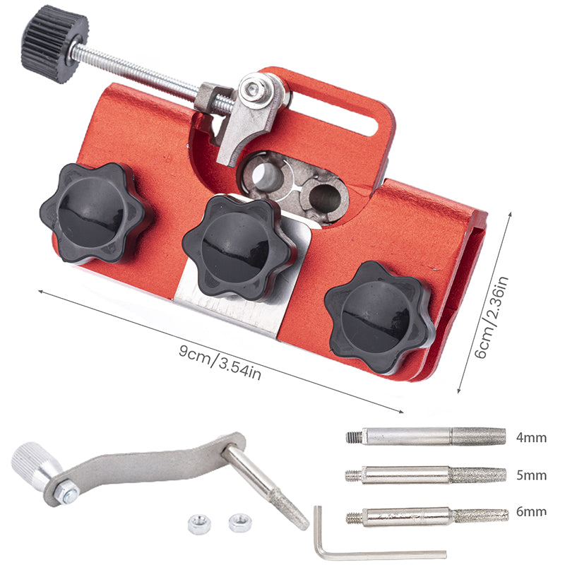 🧰Amoladora de cadena de motosierra, amoladora de rotación manual de cadena de motosierra