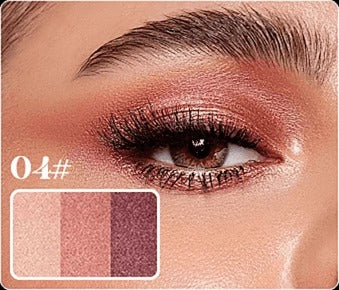 🎨✨ 【Compra 1 y llévate 1 gratis】💄Sombra de Ojos 3 en 1 en Barra – Brillo Instantáneo, Efecto Lifting y Larga Duración