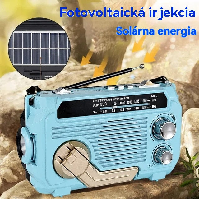 🏕️【-35%】(Zaručená pravosť) Multifunkčné prenosné svietidlo s AM rádiom