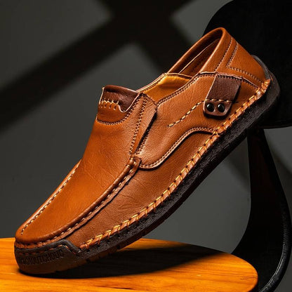 👉 Novedad: -50%👍【Tallas 38-48】 Mocasines de piel auténtica hechos a mano, tallas grandes