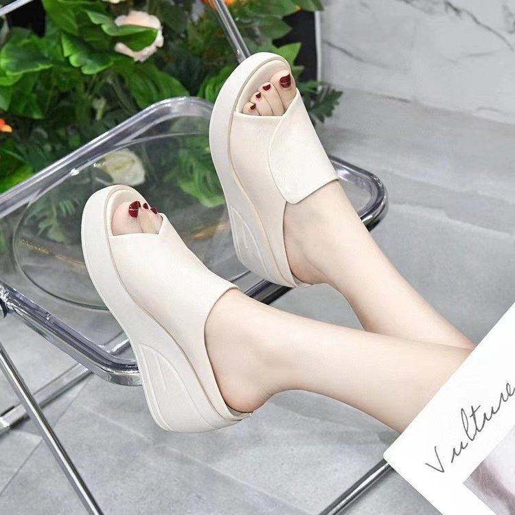 👡✨【35-42】Nuevas sandalias de plataforma de moda para mujer con tacón de cuña para verano
