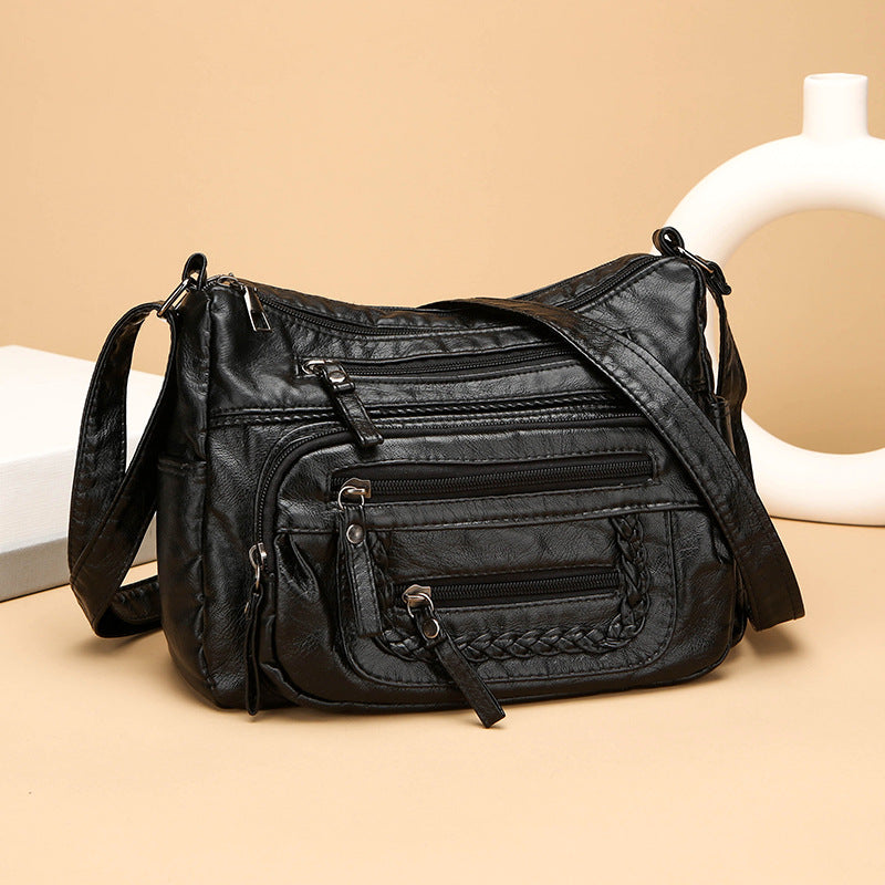 💥💥【Oferta por tiempo limitado -48% OFF】👜2026 Nuevo bolso de hombro/bandolera de cuero suave de gran capacidad