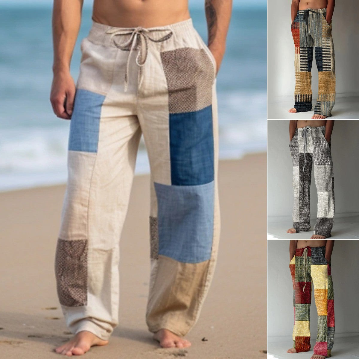 ✨👖【10 barev🌈】【S-6XL】😍 Pánské ležérní kalhoty s širokými nohavicemi pro větší velikosti