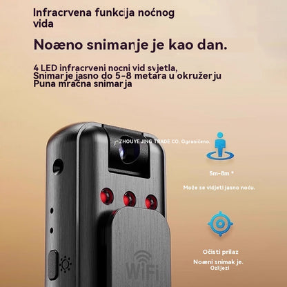 🔥【Vremenski ograničena ponuda!】⏳Kamera visoke razlučivosti, prijenosni snimač za prsa, profesionalna akcijska kamera.