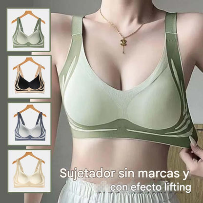 😍-51% OFF!💖Pack de 4 |  【40-85 kg】Sujetadores sin aros de una sola pieza para mujer