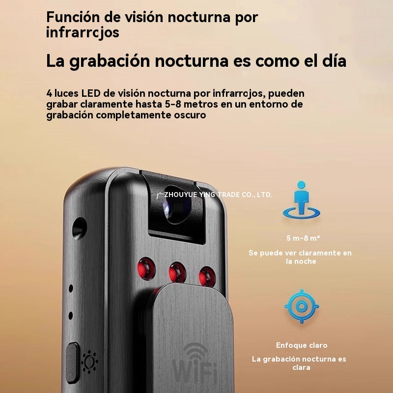 🔥【¡Oferta por tiempo limitado!】⏳Cámara de alta definición, grabadora portátil para llevar en el pecho, cámara de acción profesional.