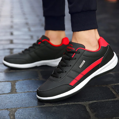 ✨50% de descuento✨【38-48】2026 nuevas zapatillas de cuero cómodas para hombre, cómodas y de moda