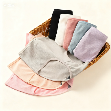 🔥【1 zestaw 8 sztuk】🔥Bawełniana bielizna damska z wysokim stanem