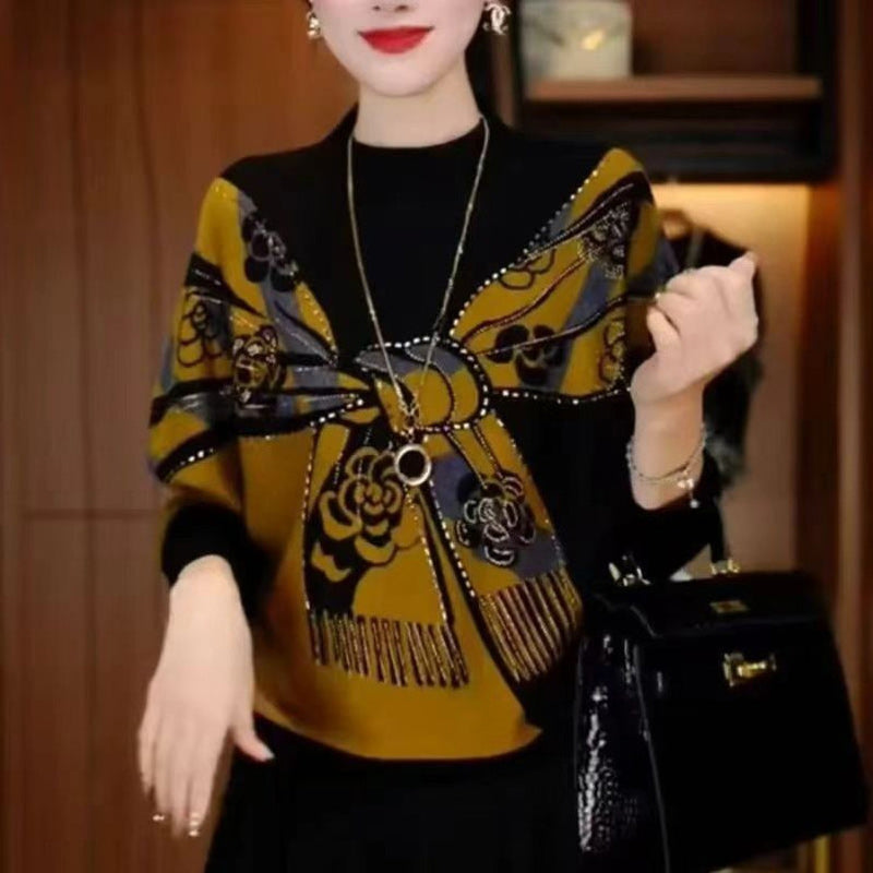 ✨【Novi model 2026】🔥【M~5XL】Novi jesensko/zimski dvostrani njemački flis topli, široki ženski pulover s printom