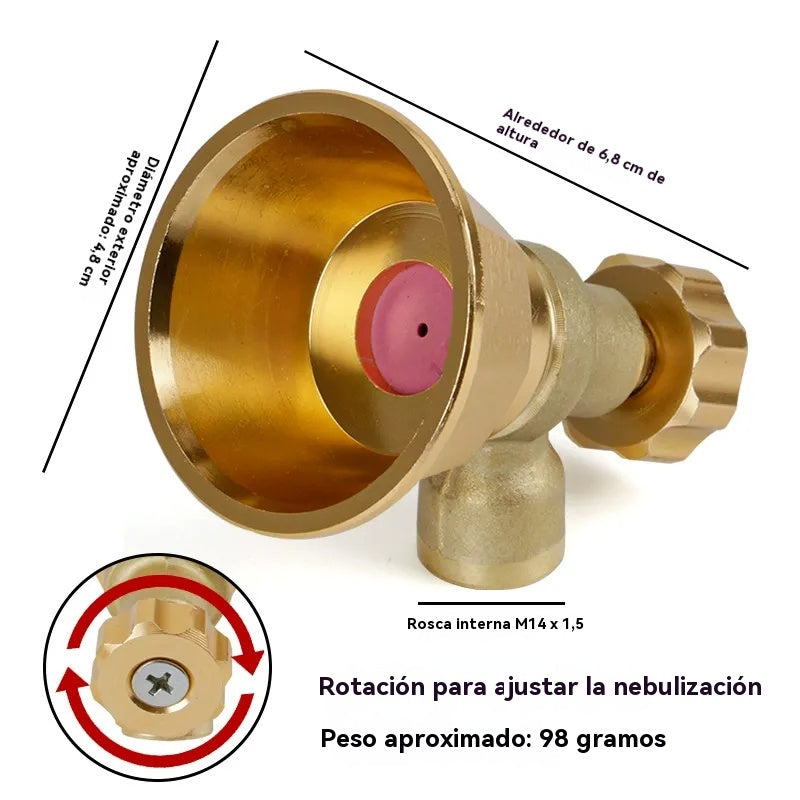💦🔥Oferta especial por tiempo limitado🔥Boquilla pulverizadora agrícola de latón con boquilla ajustable 🌾
