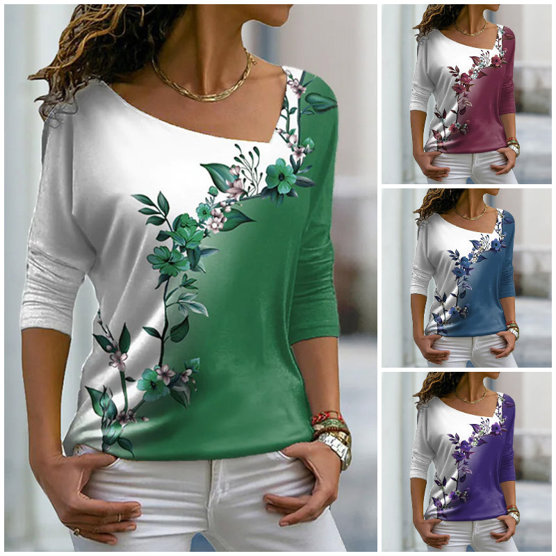 🔥👕Nuevas camisetas de algodón de moda para mujer con estampado, ideales para el verano: suaves y agradables al tacto, perfectas para el uso diario.