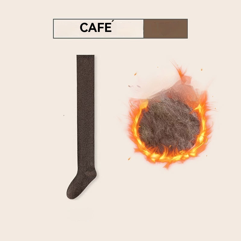 Termo čarape do bedara - debele, tople, neklizajuće za jesen i zimu