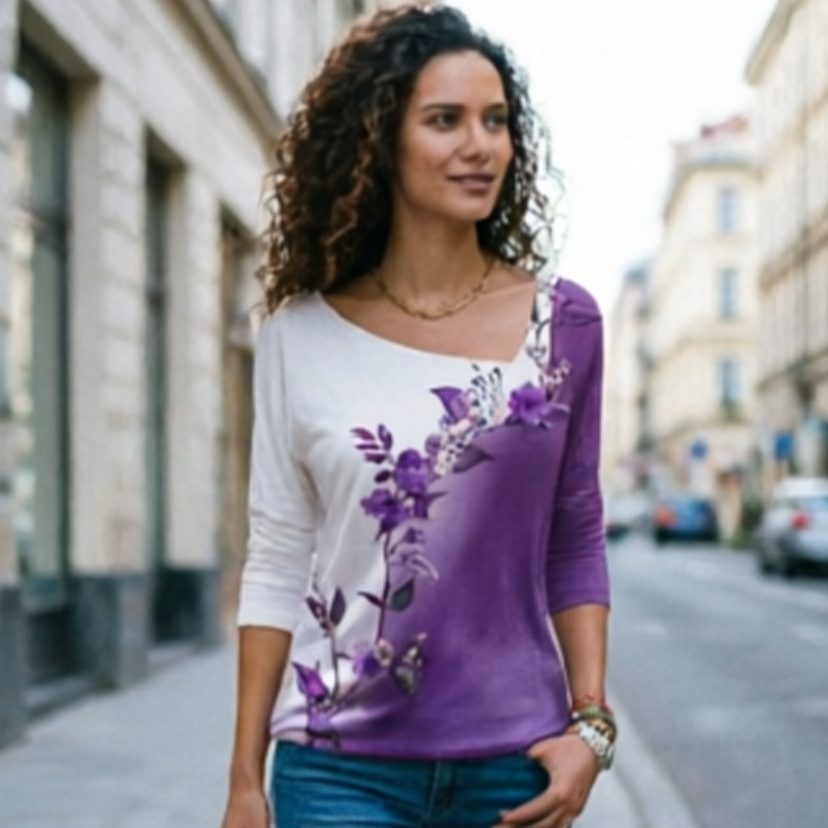 🔥👕Nuevas camisetas de algodón de moda para mujer con estampado, ideales para el verano: suaves y agradables al tacto, perfectas para el uso diario.