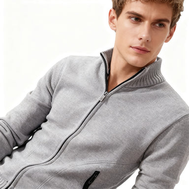 【M-4XL】2025jesienno-zimowa nowa męska kurtka zapinana na zamek, z wysokim kołnierzem, wysokiej jakości materiału i kroju, podkreślającego temperament