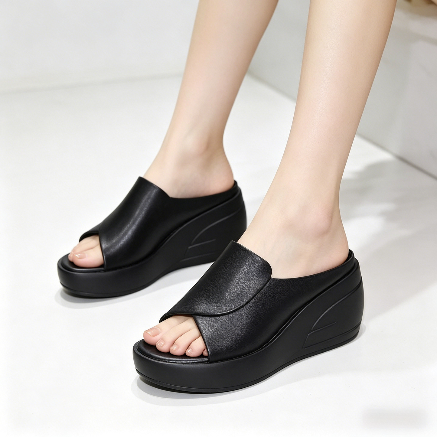 👡✨【35-42】Nuevas sandalias de plataforma de moda para mujer con tacón de cuña para verano