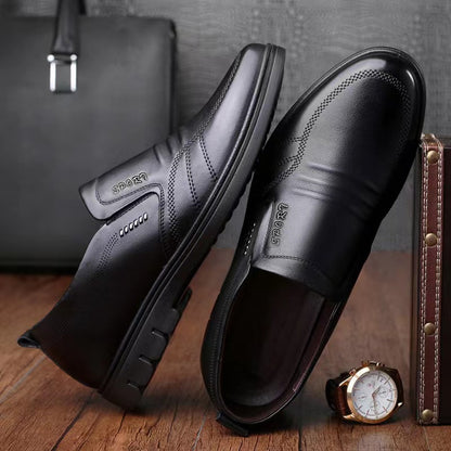 【 39-44】 Novedad 2026, Zapatos casuales de negocios de cuero genuino para hombre