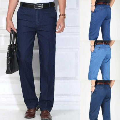 【Novedades de primavera】Jeans elásticos de alta calidad para hombre, transpirables y cómodos.