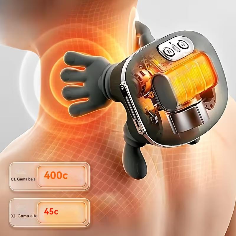 💆‍♀️Una nueva versión de un masajeador portátil de cuello y hombros con batería recargable y gran capacidad.